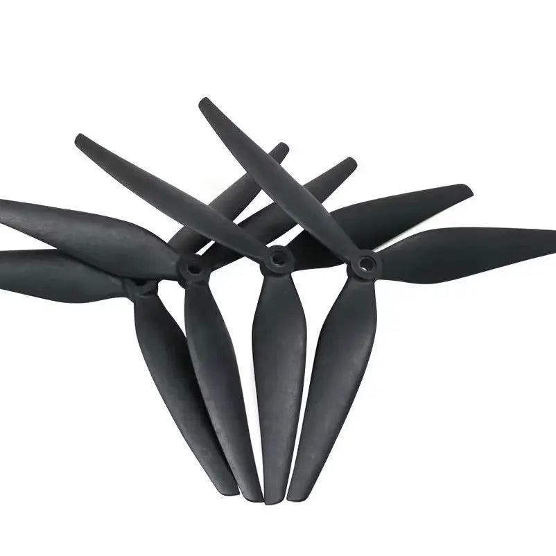 2pcs  10X5X3 9X5X3 10X4.5X3 1050 1045 9050 10inch 9inch 3 blades Black Carbon Reinforced Nylon Propeller for Rc FPV Drone