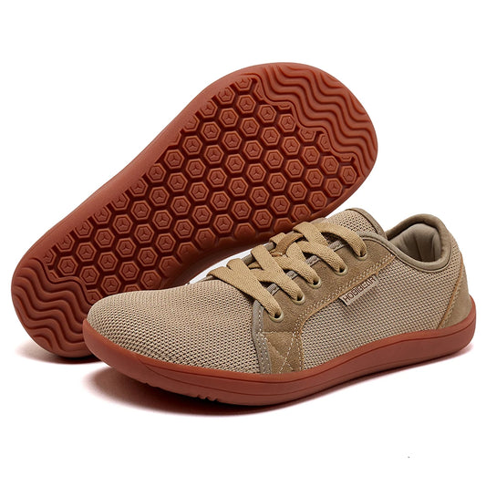 HOBIBEAR Wide Barefoot Shoes for Unisex Outdoor Running Zero Drop Casual Sneaker Minimalist Shoes - Belvar