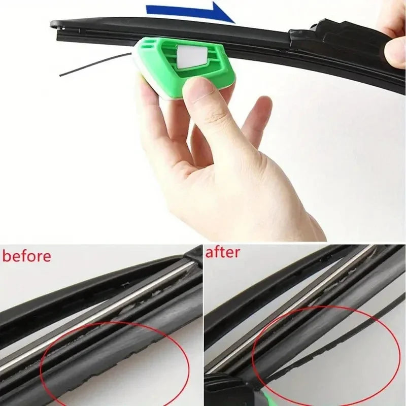 2025 New Car Wiper Repair Tool - Windshield Wiper Blade Cutter, Rubber Regroove Trimmer Restorer, Durable Car Accessories