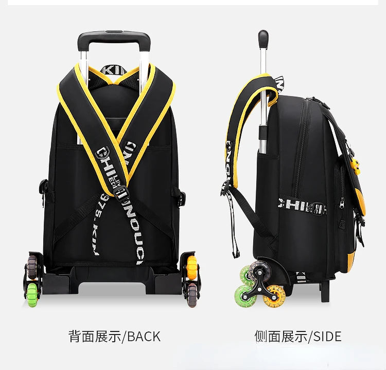 TAKARATOMY Backpack Trolley School Bag Pikachu School Bag Stationery Storage Backpack Multifunctional Travel Bag School Season