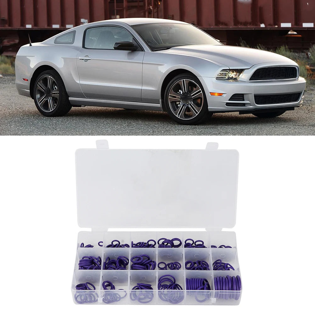 270Pcs a C System O Ring Seals Set Car Air Conditioner Automotive Vehicle Kit Accessory