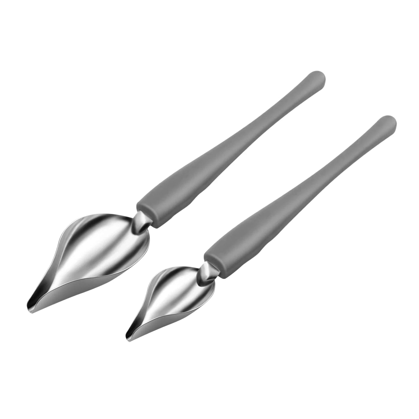 2PC Set Chef Pencil Sauce Painting Spoon Stainless Steel Cuisine Restaurant Western Food Baking Dessert Decor Art Draw Spoons