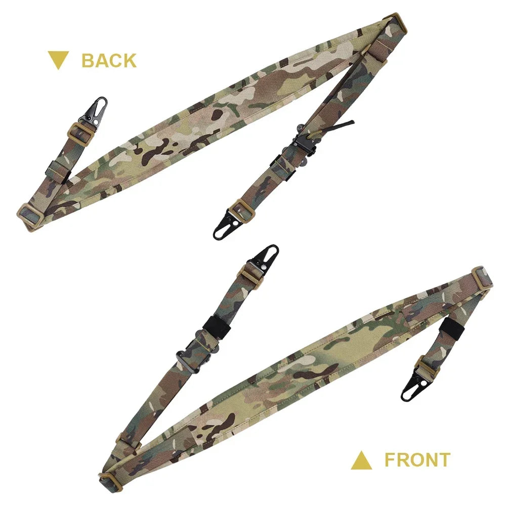 SINAIRSOFT Hunting Rifle Tactical Sling Removable 2 Point Padded Combat Modular Shooting Equipment Strap Airsoft Accessories
