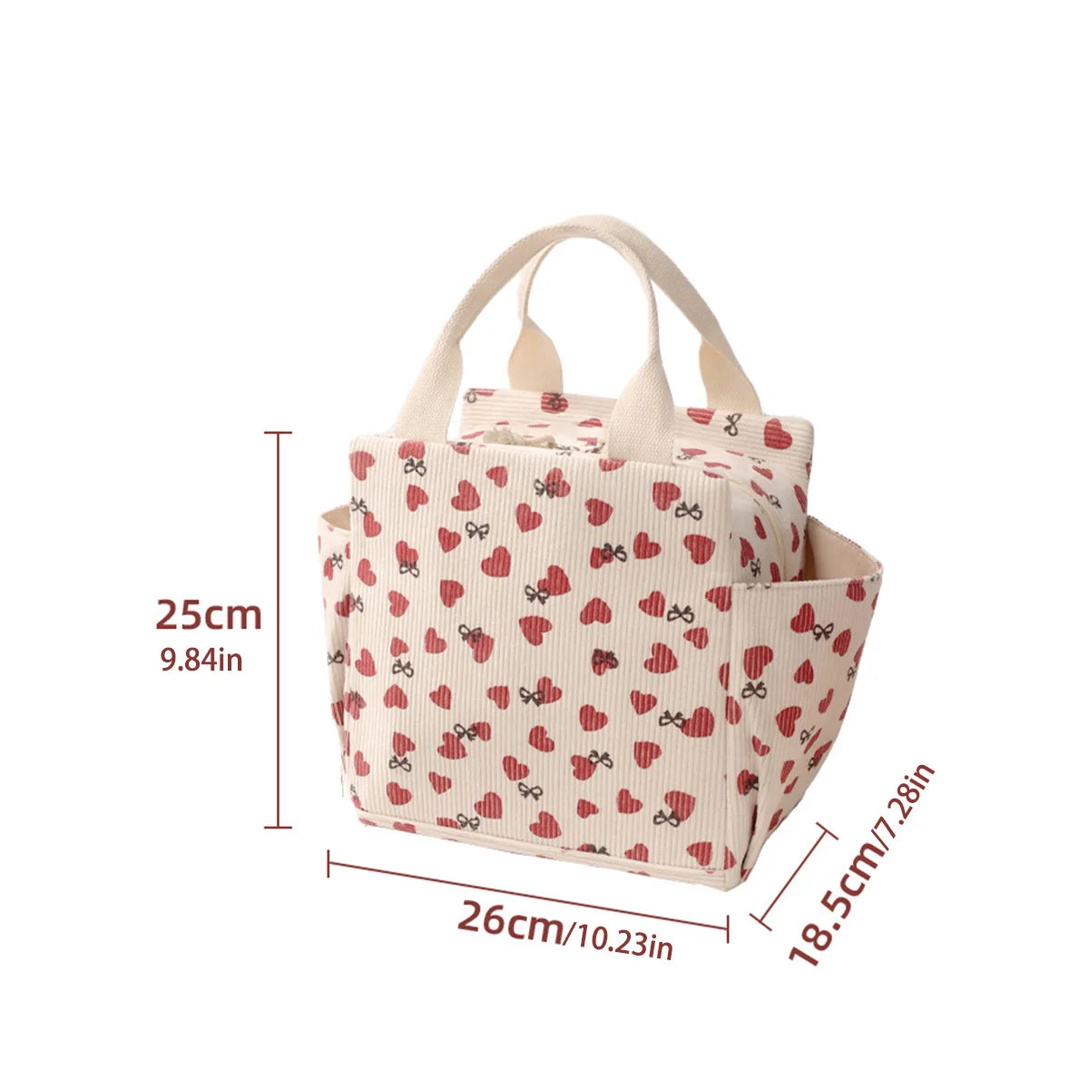 This lunch bag, insulated lunch box, reusable leak-proof large refrigerated handbag is suitable for both men and women. IA-DH
