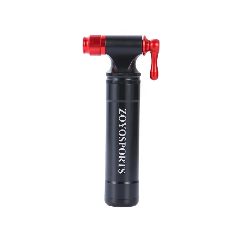 ZOYOSPORTS Bicycle CO2 Inflator Fits Presta Scrader Valve Road MTB Tire Quick Pumping Threaded 16/12/8G Unthreaded 16G Cartridge