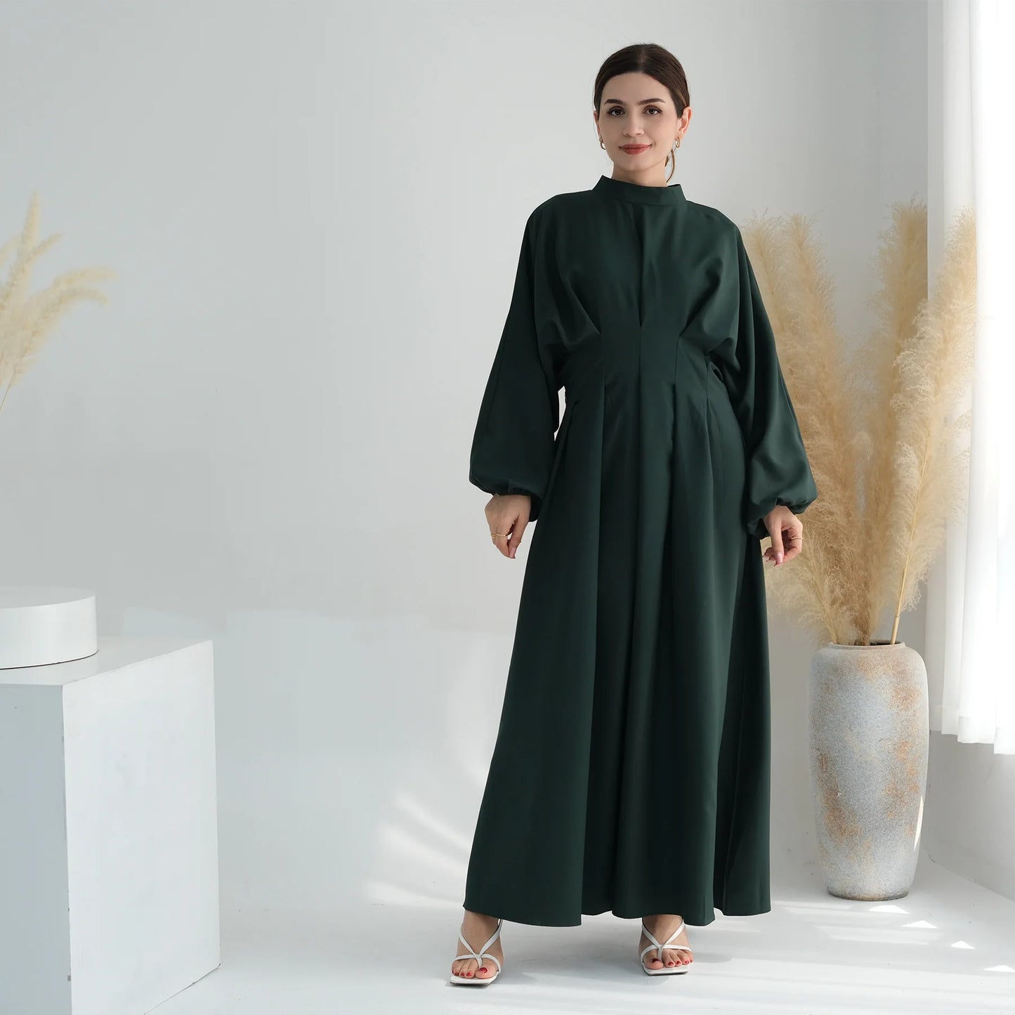 Ramadan Eid Abaya Dubai Turkey Islam Muslim Modest Dress Kaftan Prayer Clothes for Women Kebaya Robe Arabe Femme Musulmane Gown