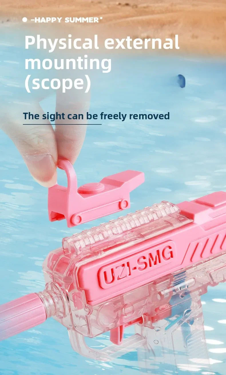 Summer Water Gun Non Electric Pistol High-pressure Full Automatic Shooting Water Beach Toy Gun for Kid Adult Interesting Game
