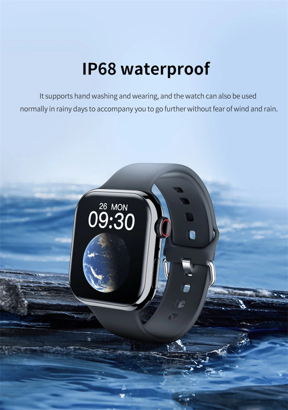 Watch 9 GPS Track Smart Watch Men Woman Heart rate Body temperature Bluetooth Call Waterproof Sports Smart Watch For Android iOS