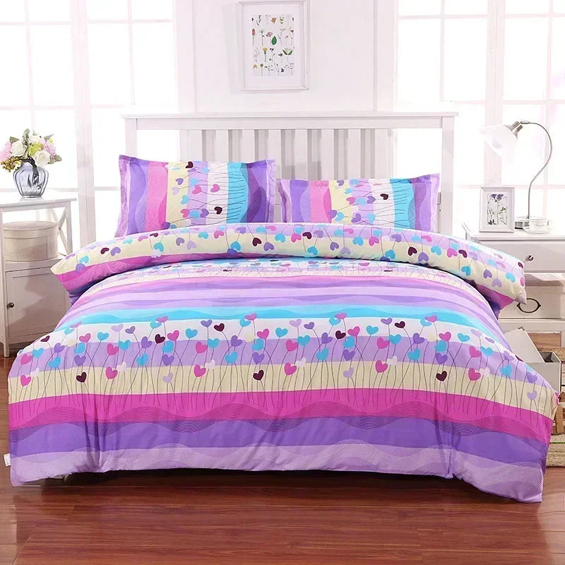 1pcs Geometric Pattern Bedding Fashion Printed Quilt Cover Multi Size Bed Sheets Soft Breathable Duvet Covers 이불커버