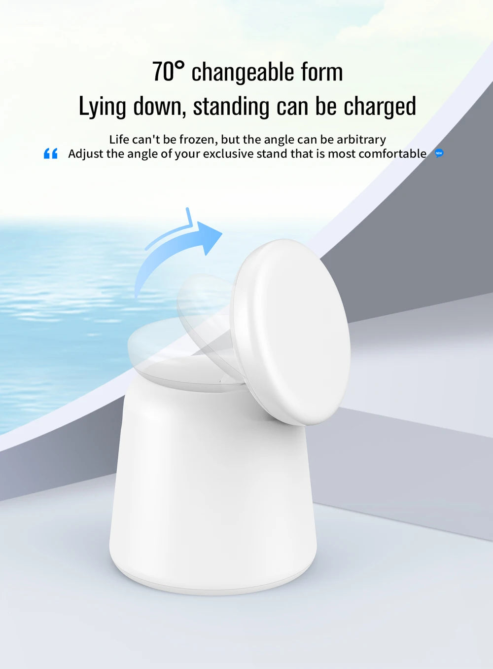 3 in 1 Magnetic Wireless Charger Stand Foldable for iPhone 15 14 13 12 Pro Max Airpods IWatch 9 8 7 6 Fast Charging Dock Station