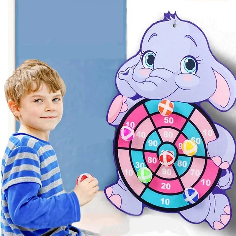 1Pcs Educational Dart Board Games for Children Indoor Outdoor Party Play Kids Dartboard with Sticky Balls Sports Games For Kids