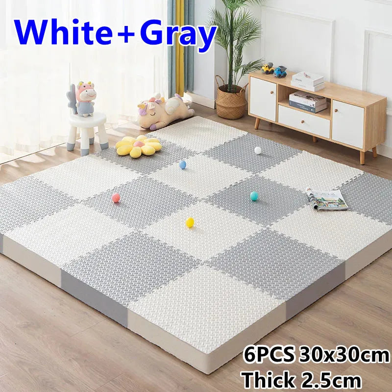 Tatame Gym for Babies Play Mat Activities Mat for Baby Mat 6PCS Game Mats Playroom Mat Play Mats Floor Noise Mat Puzzle Mat