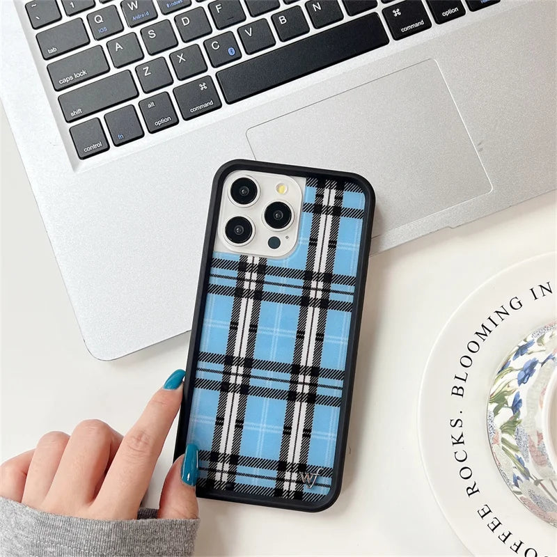 Wildflower wf Wild Flower Bones ice skates Phone Case for iPhone 15 14 13 12 16 Pro Max Plus 16pro 3D WF Metal Cover Funda