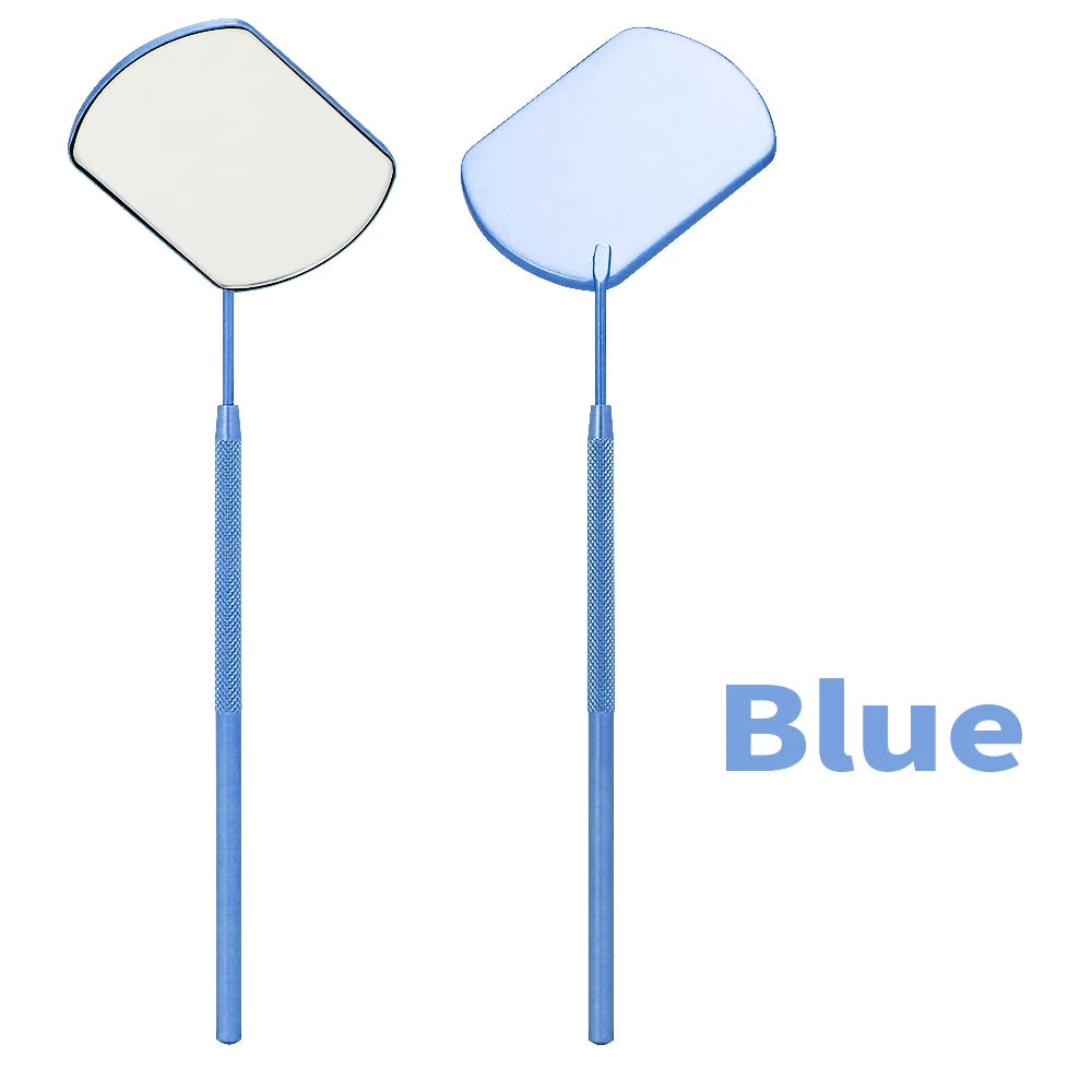 1 Pcs Grafting Eyelash Extensions Checking Mirror Stainless Steel Material Hand Held Makeup Tools Supplier