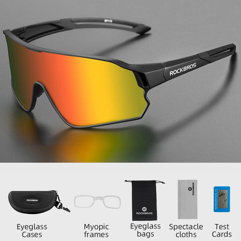 ROCKBROS Bike Glasses Polarized / Photochromic UV400 Sun Protection Sports Eyewear Bicycle Sunglasses MTB Road Cycling Glasses