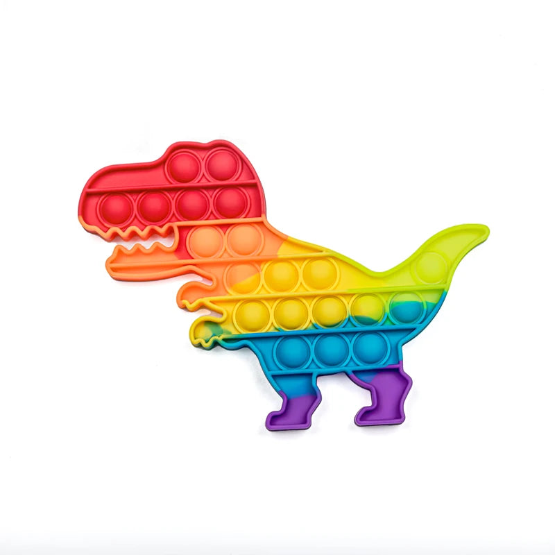 2023 Newest Silicone Rubber Anti Anxiety Stress Relief Push Pop Fidget Toys Squeeze The Toy For Kids Adults Special Needs