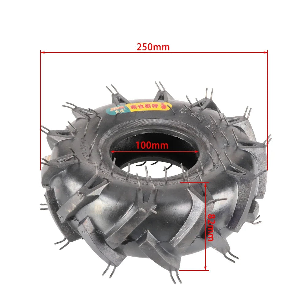 3.50/3.00-4 inches Inner Tyre & Outer Tyre Thickened Rubber Wear Resistant for Lawn Mowers Hand Trucks ATV Quad Bike Moto Parts