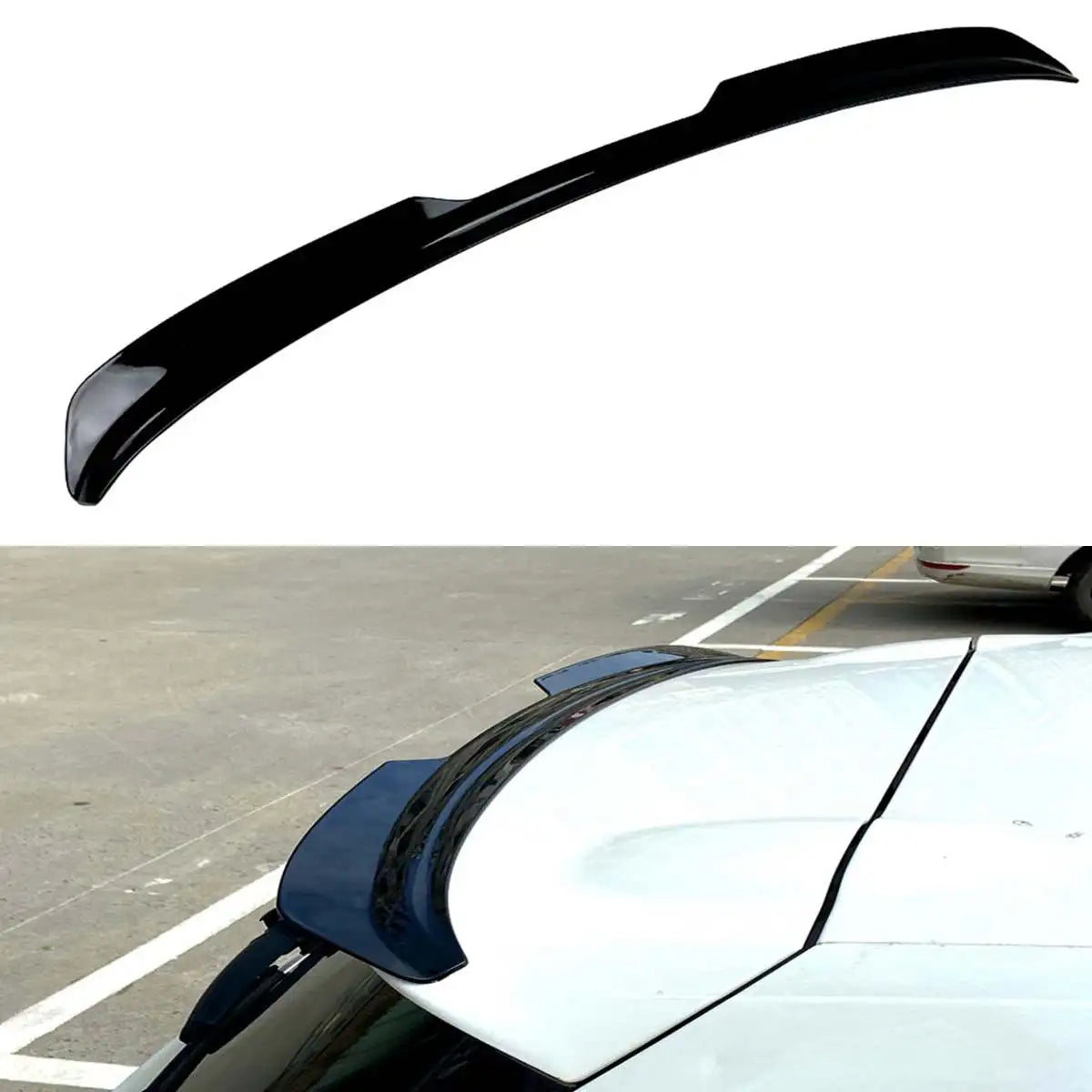 Rear Roof Spoiler For Volkswagen For VW For Golf 7 MK7.5 VII GTI R GTD Max 2014-2019 Rear Roof Spoiler Wing Body Kit