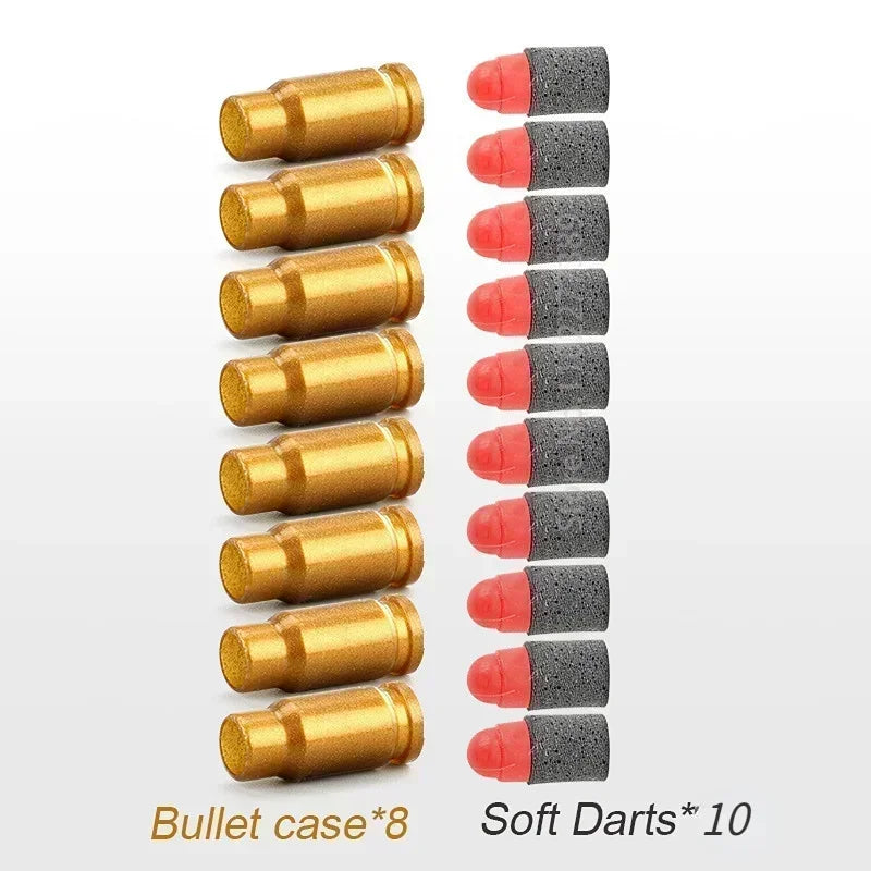 2025Newest Shell Ejecting  Airsoft Pistol Soft Bullet Toy Gun Weapon Children Armas Shoot Outdoor Game Boys gift