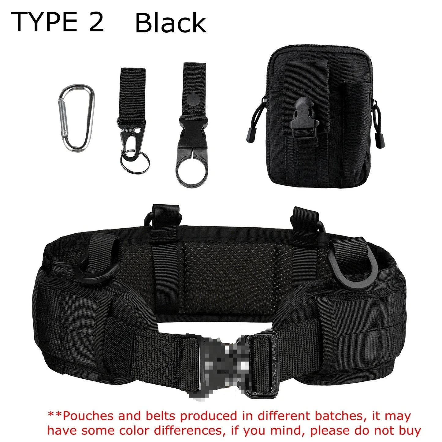 Tactical Padded Belt Airsoft CS Combat Molle Airsoft Belts Duty Paintball Waist Belt War Game Hunting Accessories