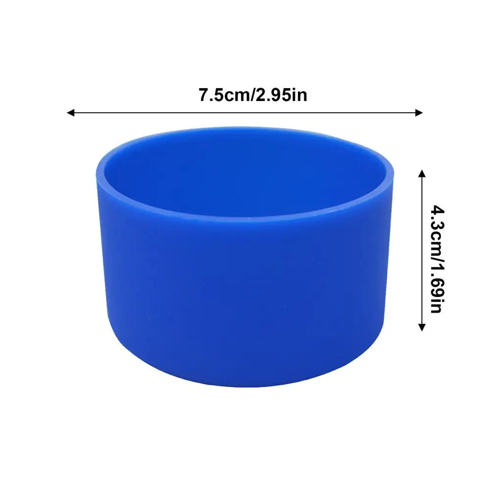 Water Bottle Silicone Boot Cover Silicone Water Bottle Boot Anti-Slip Bottom Cover Bottle Tumbler Boot Water Bottle Accessories