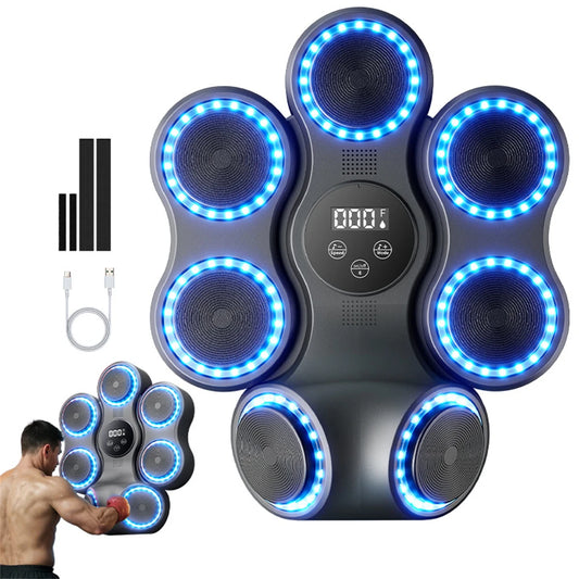 2025 New Music Boxing Machine Bluetooth Adult Electronic Wall Target HookPunch Equipment Target Wall Mounted Gym Home Equipment