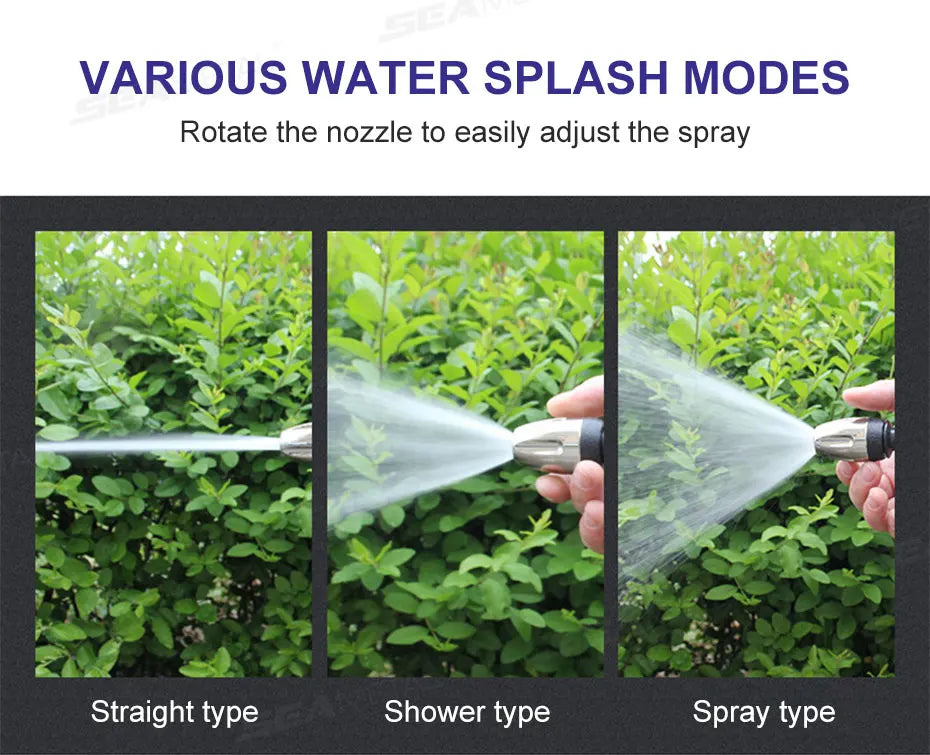 SEAMETAL High Pressure Car Wash Gun Foam Pots Lances Irrigation Tools Adjustable Sprinkler Car Home Garden Watering Tool Set