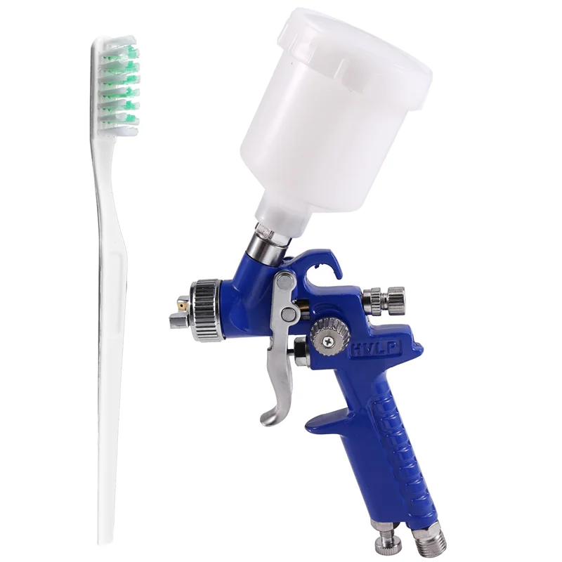 SOFT-Professional 0.8MM/Nozzle H-2000 Mini Air Paint Spray Gun Airbrush HVLP Spray Gun For Painting Car Aerograph Airbrush