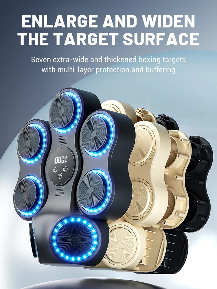 2025 New Music Boxing Machine Bluetooth Adult Electronic Wall Target HookPunch Equipment Target Wall Mounted Gym Home Equipment