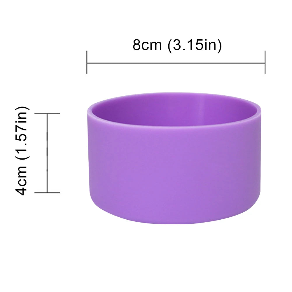 Silicone Water Bottle Boot Anti-Slip Protective Sleeve Bottom Cover Bottom Protector for Owala 24oz Flask Water Bottle