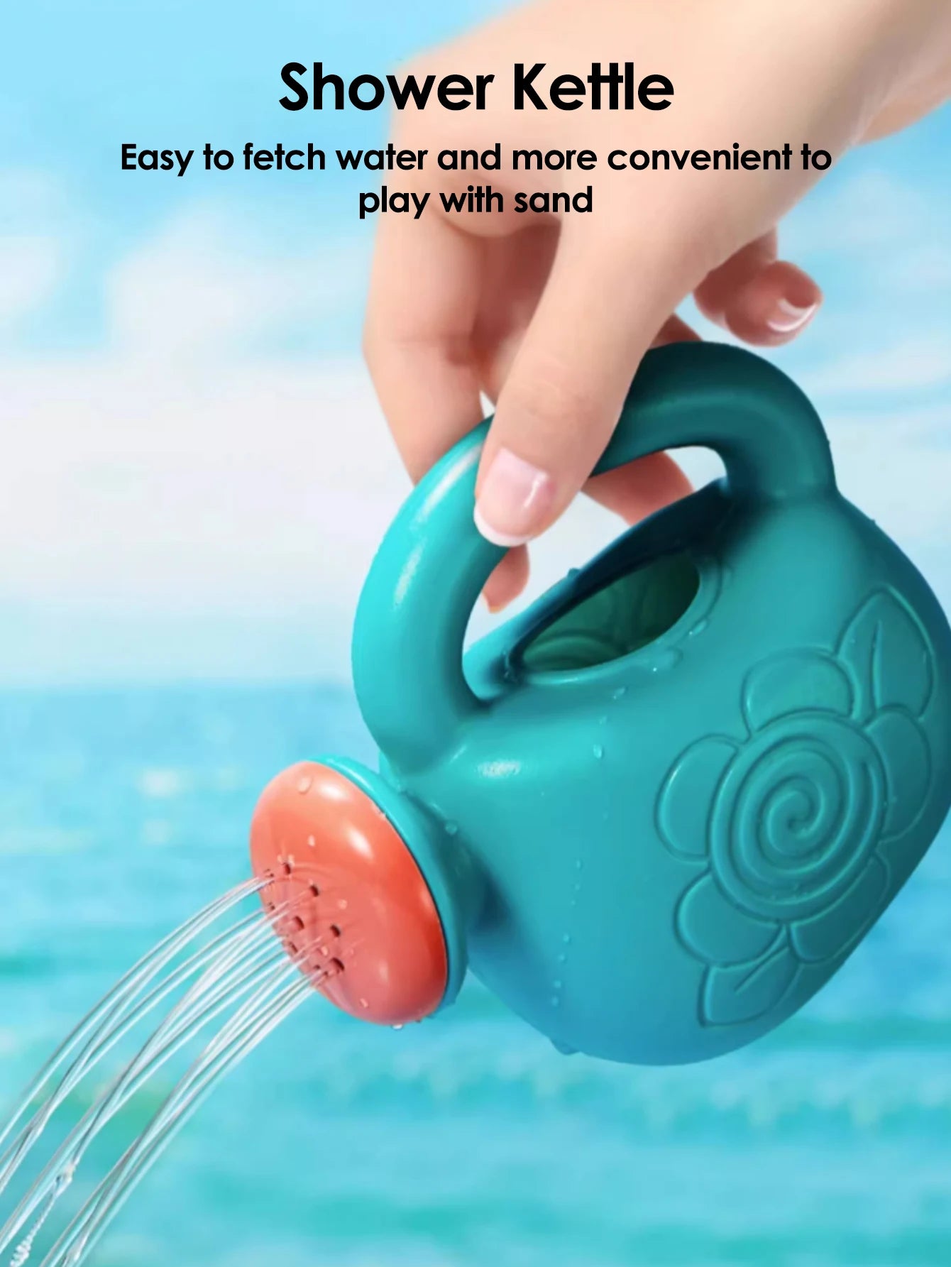 18PCS Summer Beach Set Toys For Kids Digging Sand Plastic Bucket Watering Bottle Shovels Children Beach Water Game Toys Tools