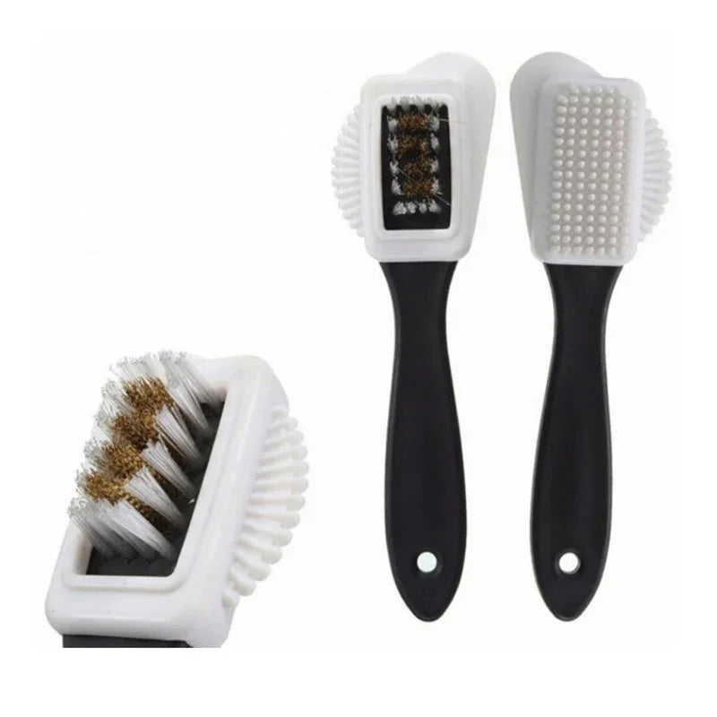 1/2pcs3Side cleaning convenience S-shaped shoe brush Cleaning shoe brush Cleaning brush Snow boot brush Shoe brush cleaning tool