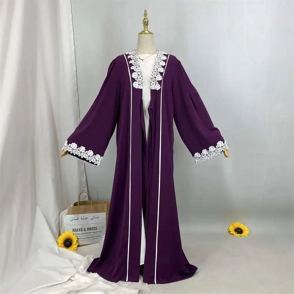 2025 Luxury Dubai Abaya Dress for Muslim Women Ramadan Eid Nida Arabia Holiday dress Jalabiya Clothing Islamic Modest Long Robe