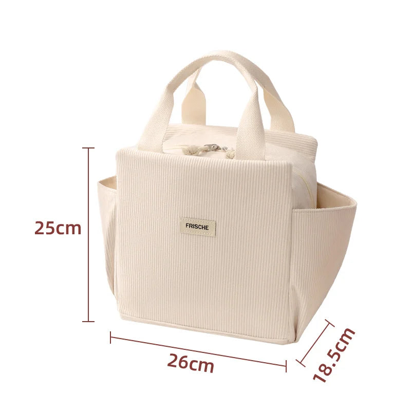 This lunch bag, insulated lunch box, reusable leak-proof large refrigerated handbag is suitable for both men and women. IA-DH