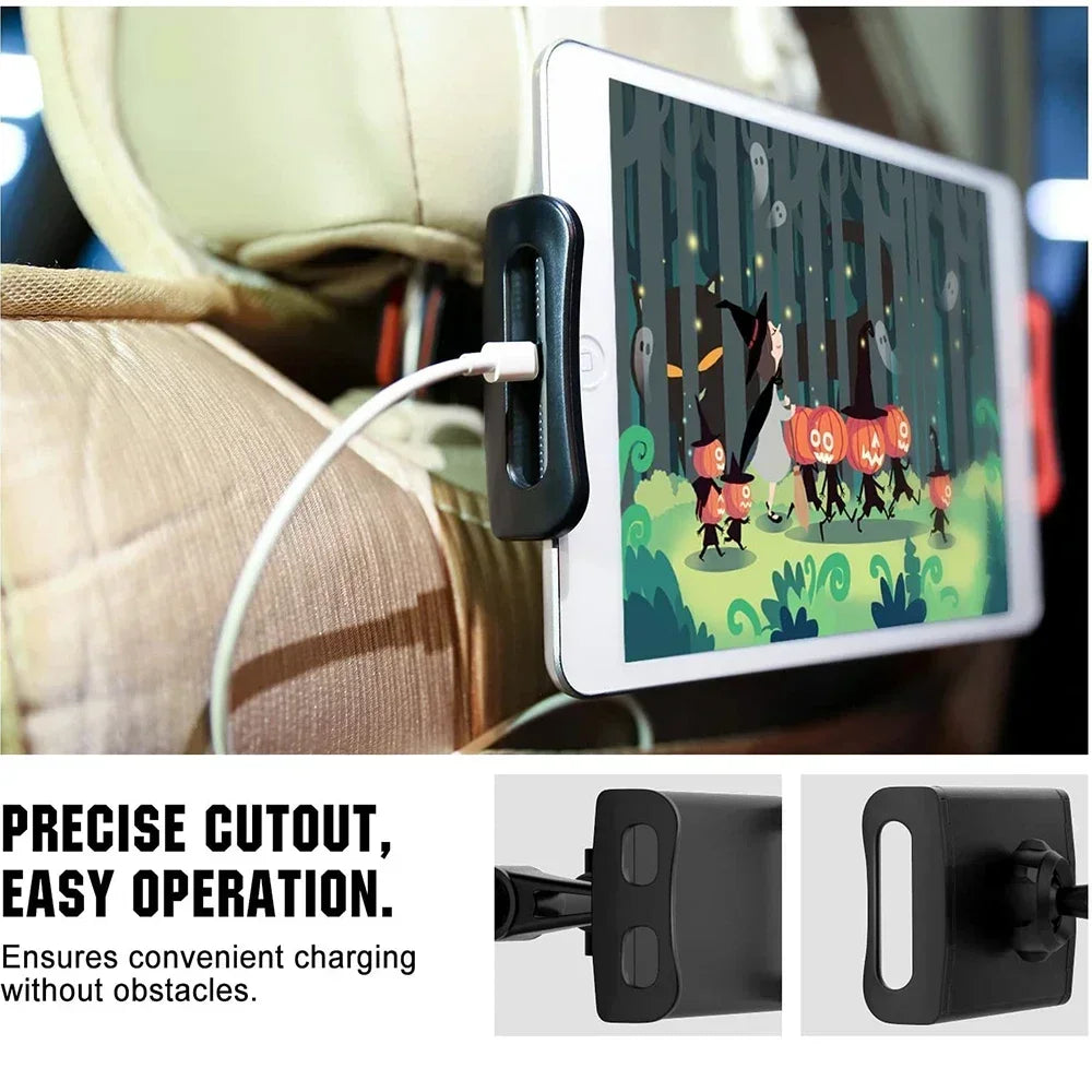 Universal Car Back Seat Headrest Mount Holder For iPad Air 1 2 4-11 Inch 360 Rotation Mini Tablet PC Auto Car Phone Holder Stand