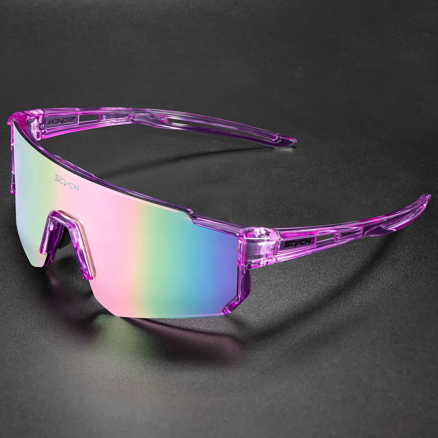 SCVCN Sunglasses for Men Sport Cycling Glasses Bike Mountain Bicycle Hiking Camping Golf UV400 Protection Glasses Women Baseball