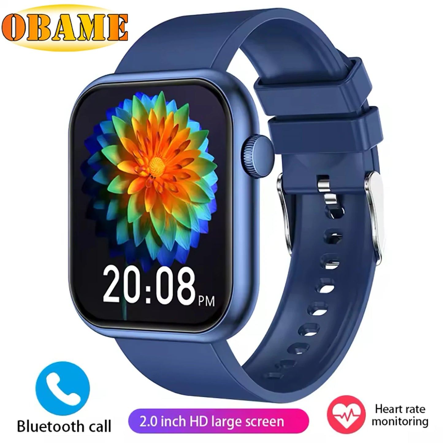 QX7 Sports Smart Watch Men Women 2.09-inch SmartWatch GPS Bluetooth call Heart rate Blood oxygen SOS AI Voice Smartwatch 2025New