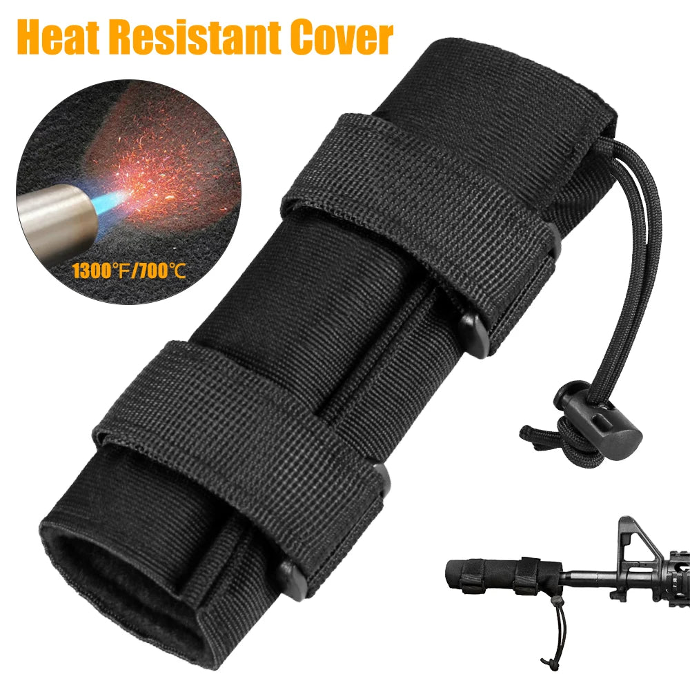 22/18/14.5cm Tactical Airsoft Suppressor Cover Airsoft Barrel Protector Cover Case Rifle Accessories for Hunting Shooting