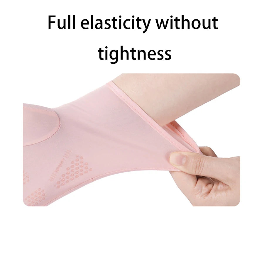 Summer sun protection gloves, anti slip, breathable, UV resistant, touch screen, cool feeling, cycling, outdoor sports, ice silk