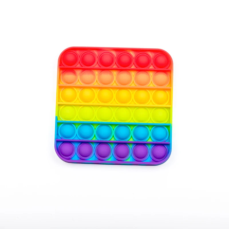 2023 Newest Silicone Rubber Anti Anxiety Stress Relief Push Pop Fidget Toys Squeeze The Toy For Kids Adults Special Needs