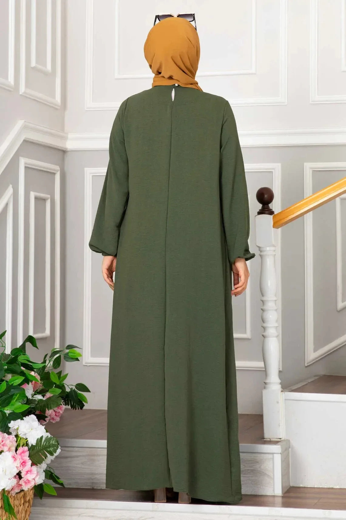 Turkish Muslim Dress Modest Pleated Dresses Abayas for Women Ball Evening Robe Femme Musulmane Dubai Abaya Kaftan Islam Clothing