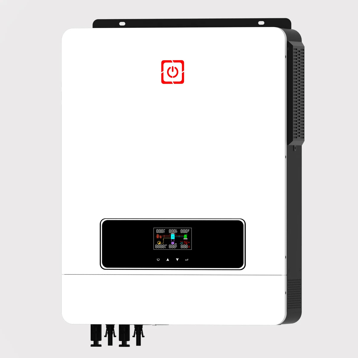 Y&H 10KW Hybrid Solar Inverter 48V 230V 10.2KW On/Off Grid Pure Sine Wave Inverter 2xMPPT 160A Solar Battery Charger BMS WiFi