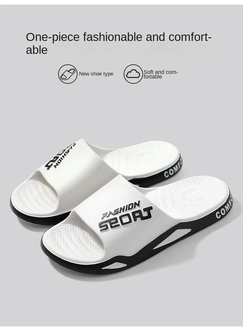 Slippers for men can be worn externally in summer. Trendy bathroom, bathroom, non-skid home, indoor, and home sandals for men - Belvar