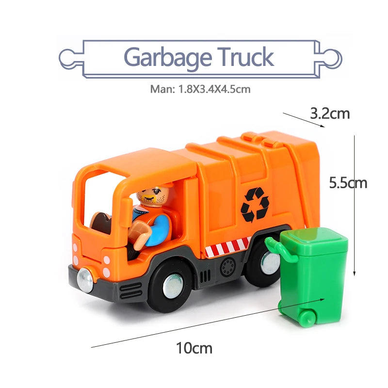Variety Of Optional Track Magnetic Cars Multi-Purpose Vehicles Compatible Brand Wooden Scene Track Car Toys Children's Gifts W09