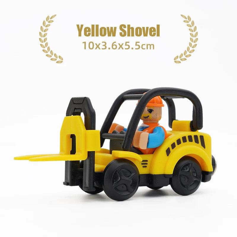 Variety of Optional Rail Car Utility Vehicles Aircraft Compatible with All brands Wooden Tracks Trains Children Car Toy Gifts