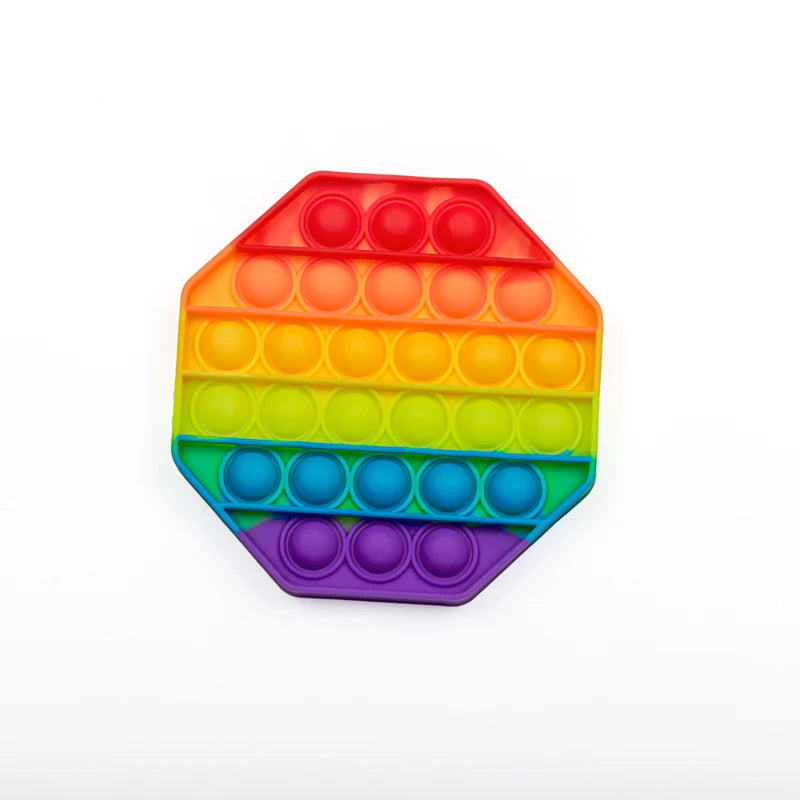 2023 Newest Silicone Rubber Anti Anxiety Stress Relief Push Pop Fidget Toys Squeeze The Toy For Kids Adults Special Needs