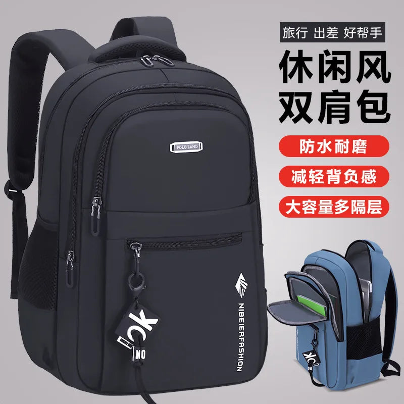 School Bags Teenage Boys High Middle School Book bag Schoolbag Travel backpack Big Student Backpack School Laptop Backpack