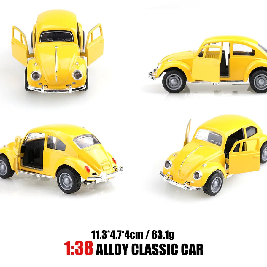 Retro Beetle Alloy Car Model Simulation Classic Car Toy Car Car Decorative Ornament
