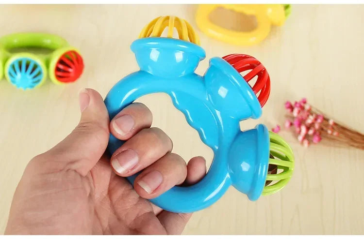 1/4PCS Newborn Hand Rattle Ball Baby Toys Grasping Hand Bell Sensory Toys Kids Safety Materials Toys for Baby Children Best Gift