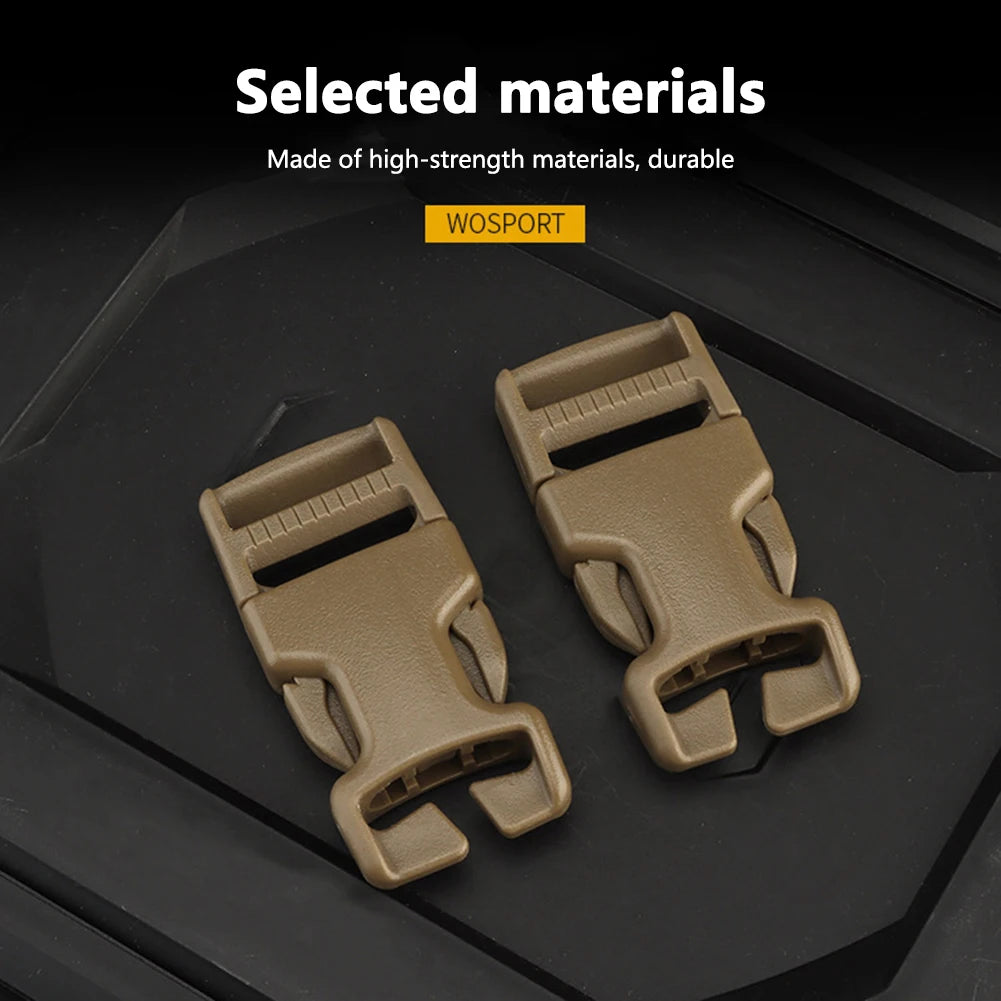2/4pcs SRB Mount Webbing Buckle Clip Tactical Quick Attach Backpack Buckle Modular Attachment Detachable for Hunting Belt Bag